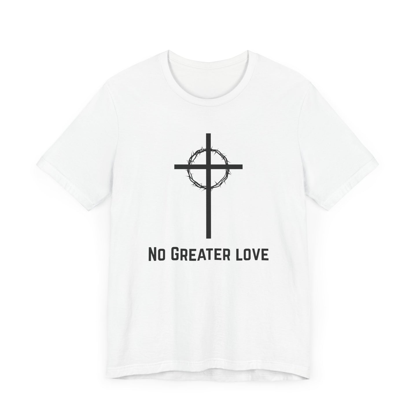 No Greater Love - Black Logo Tee