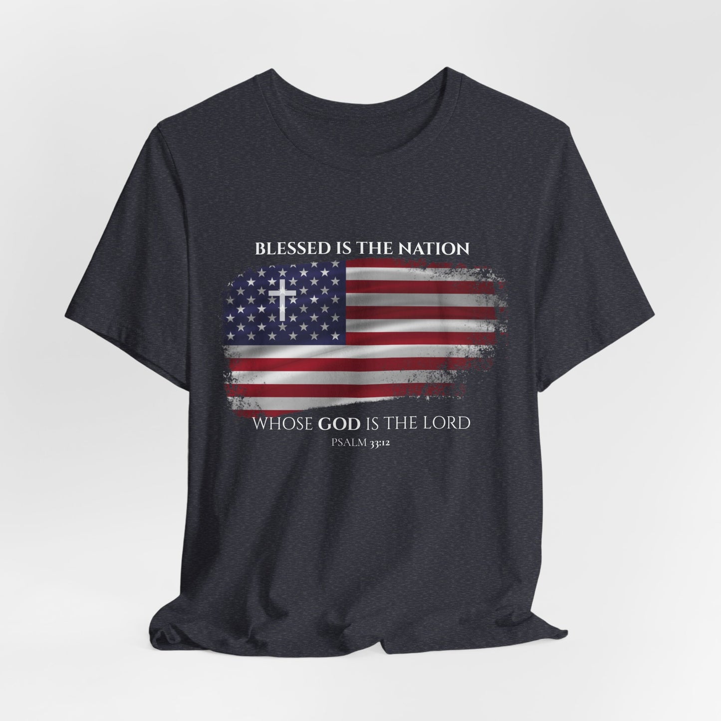 Blessed is the Nation, USA Adult Tee
