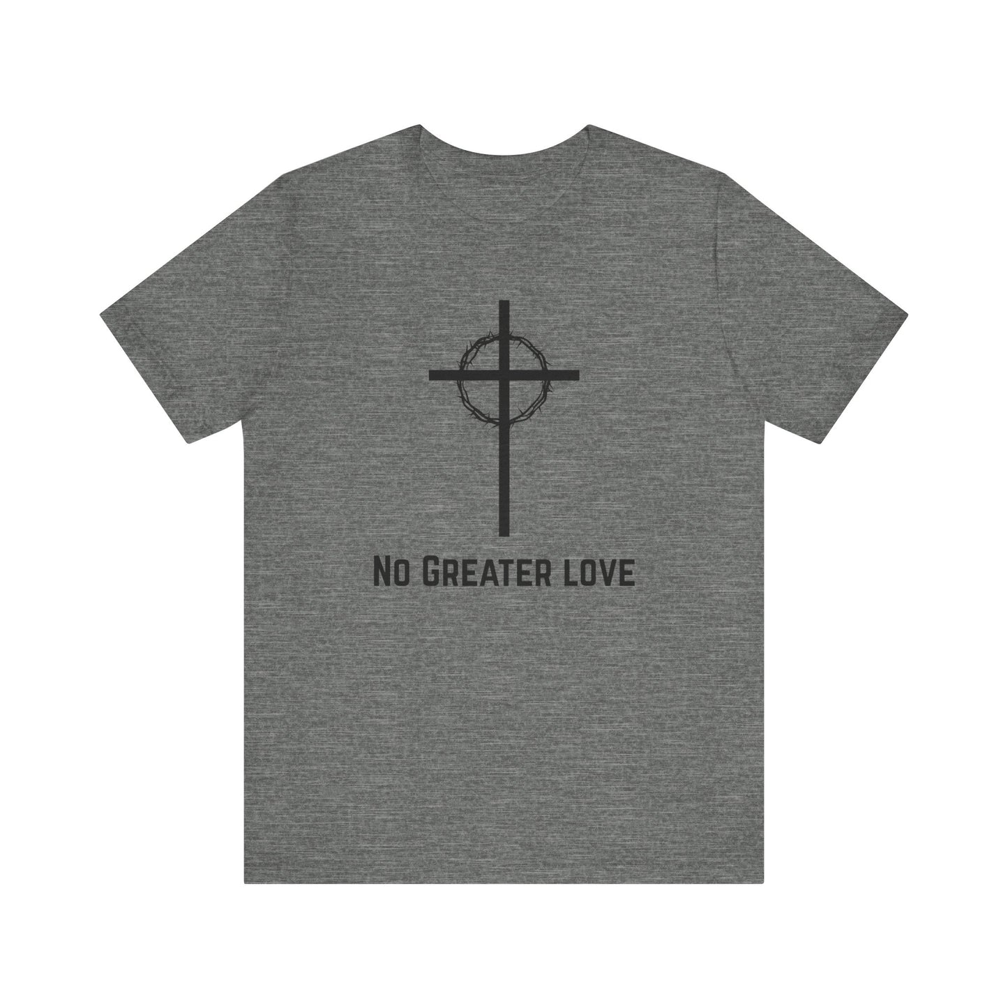 No Greater Love - Black Logo Tee