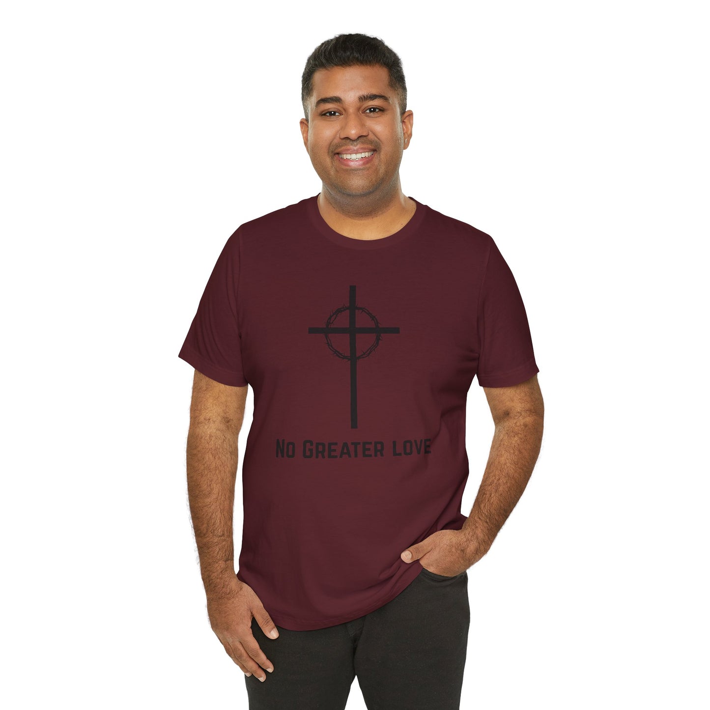 No Greater Love - Black Logo Tee