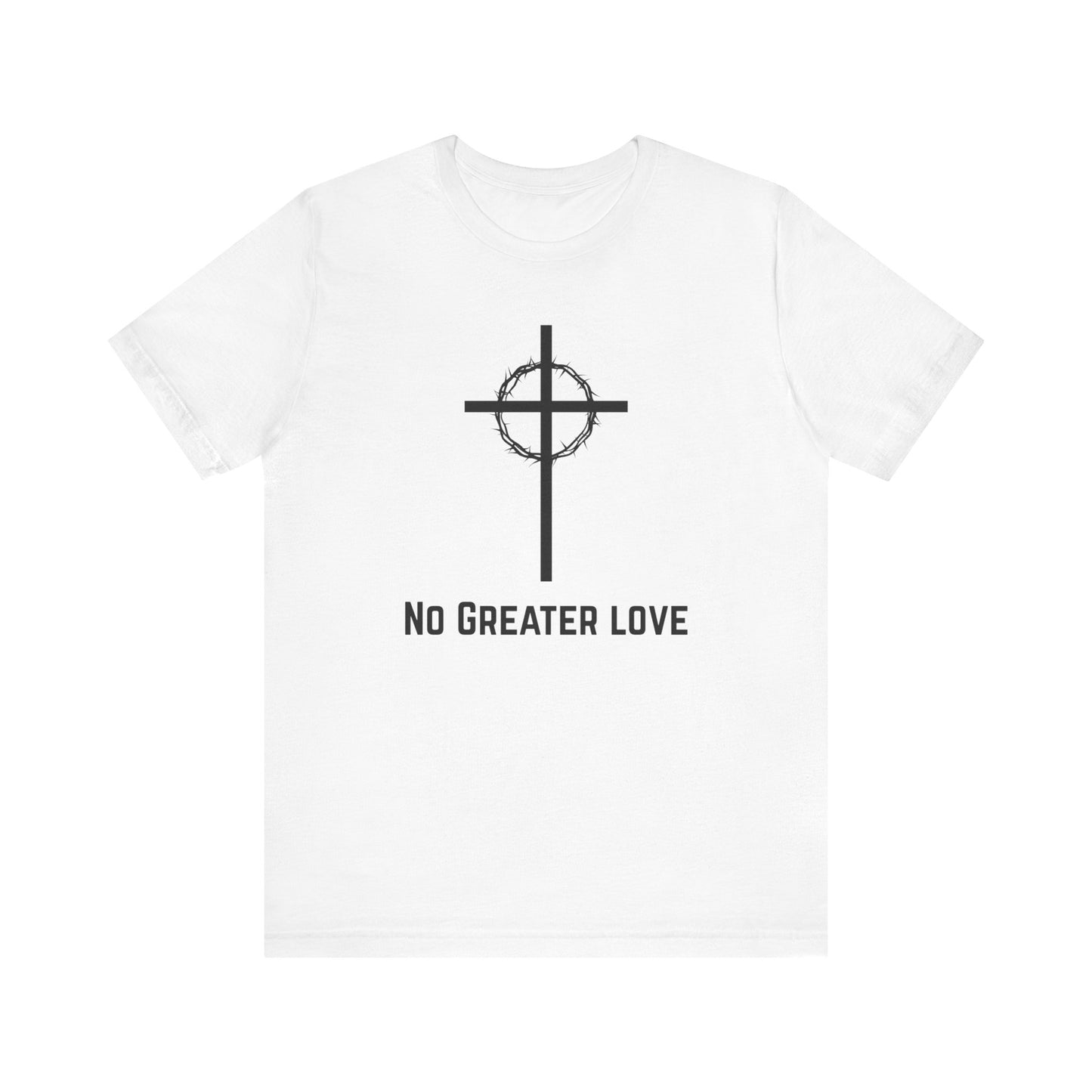No Greater Love - Black Logo Tee