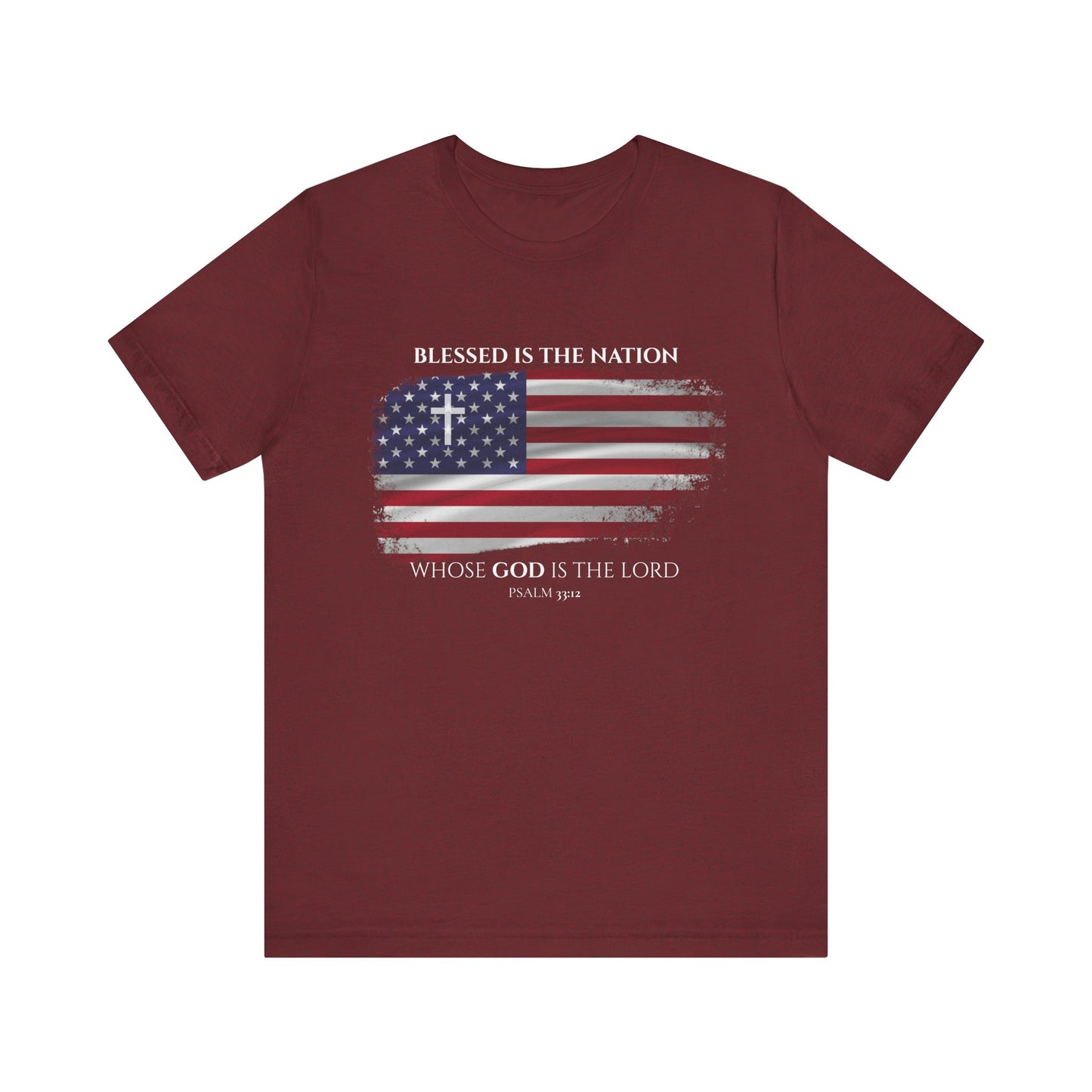 Blessed is the Nation, USA Adult Tee
