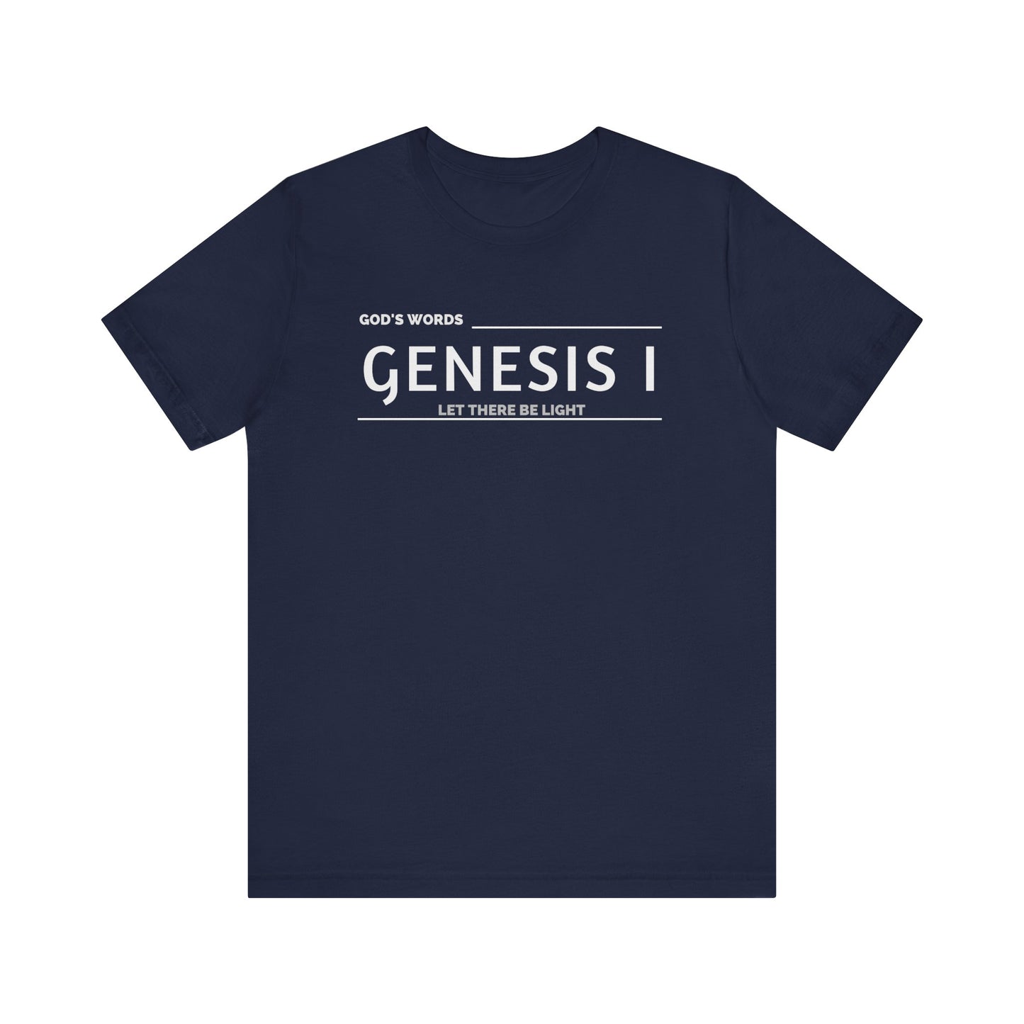 Genesis I 'Let There Be Light' Adult Tee