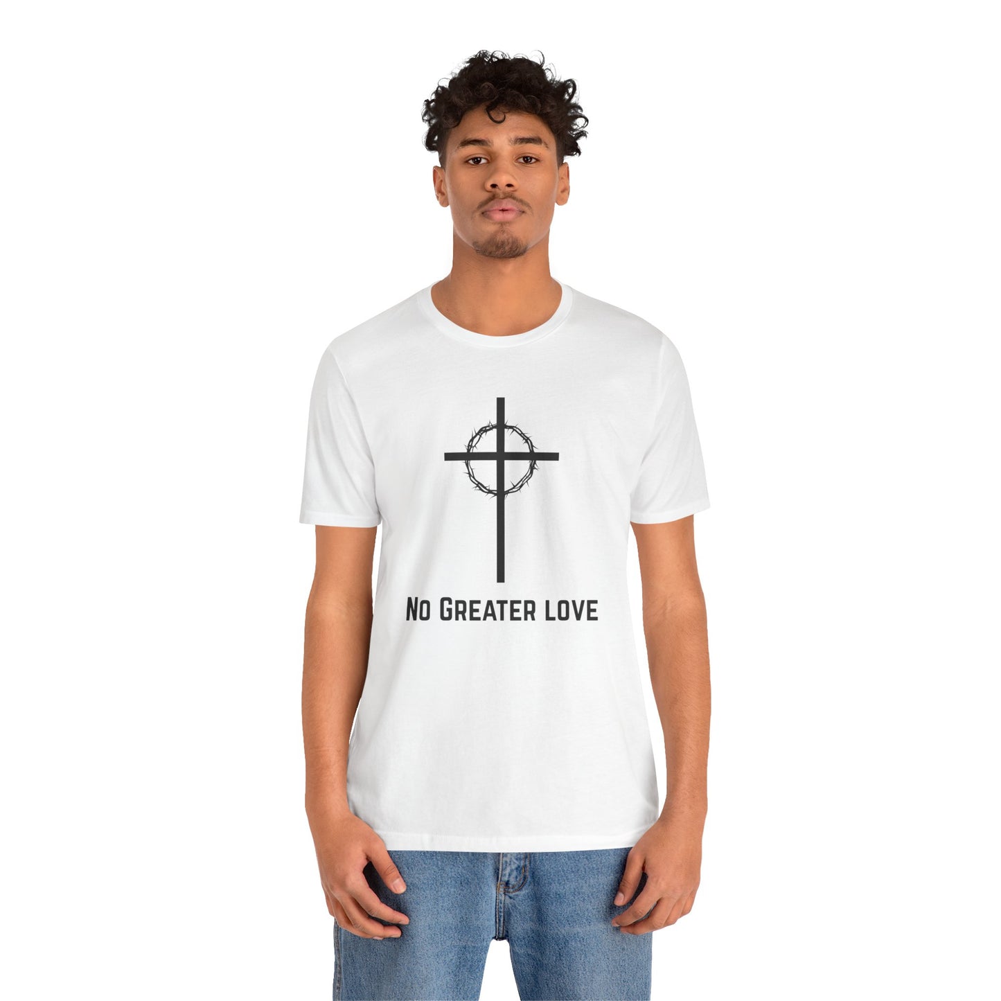 No Greater Love - Black Logo Tee