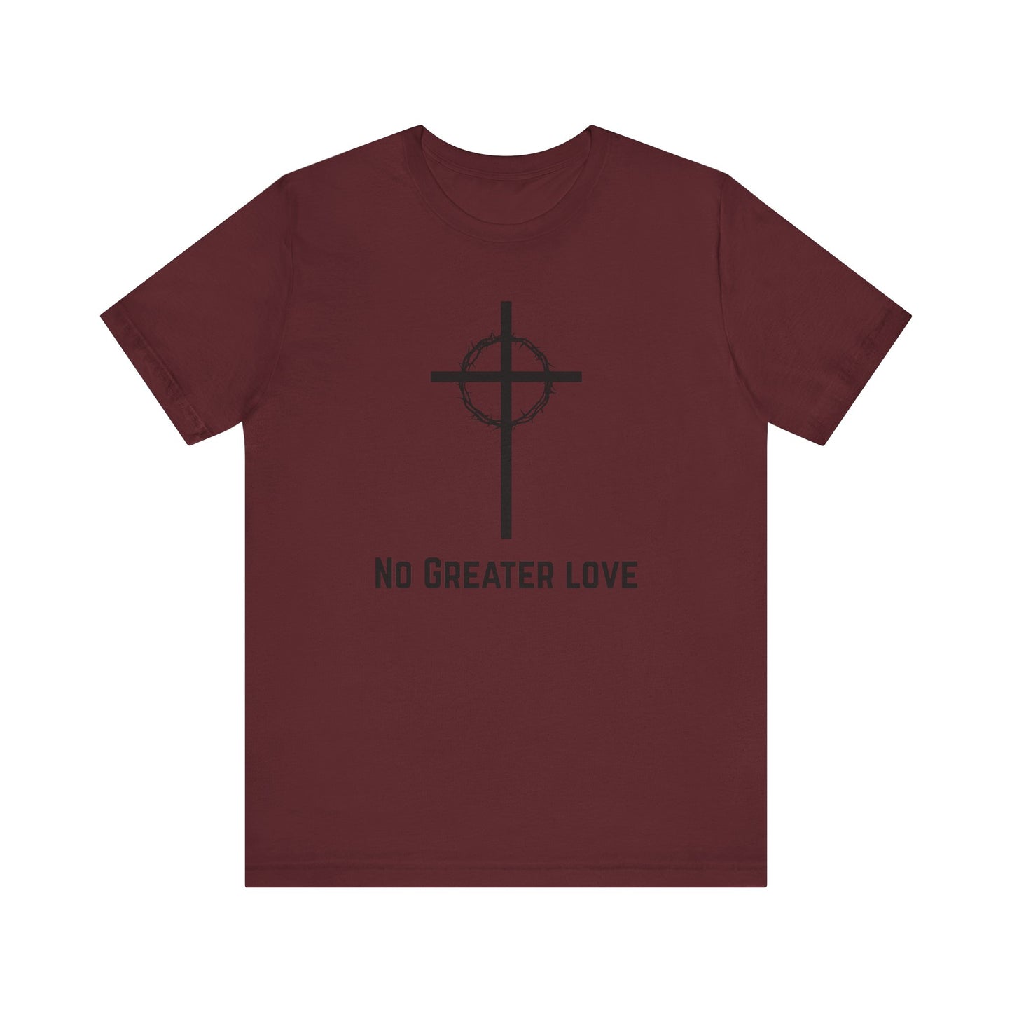 No Greater Love - Black Logo Tee