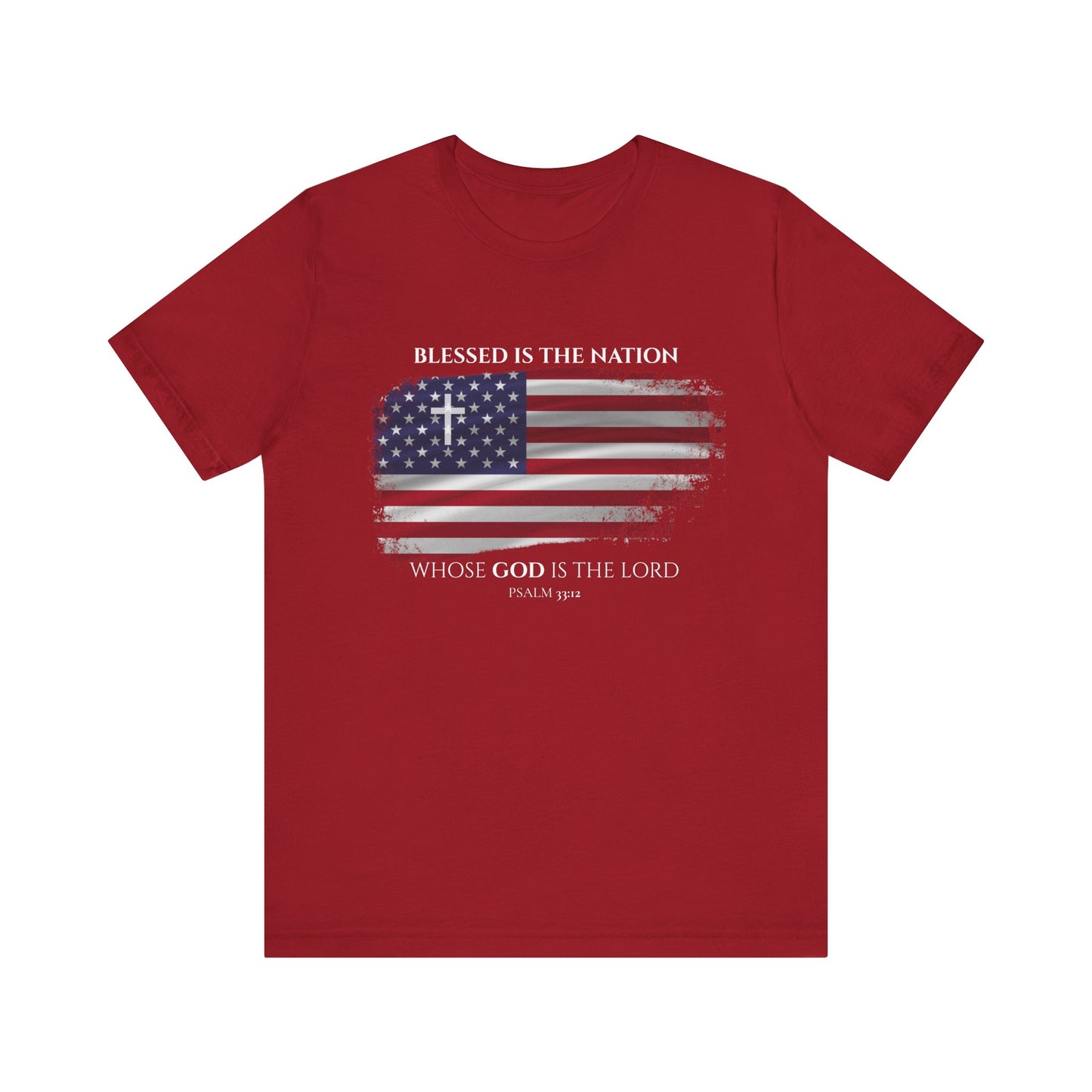 Blessed is the Nation, USA Adult Tee