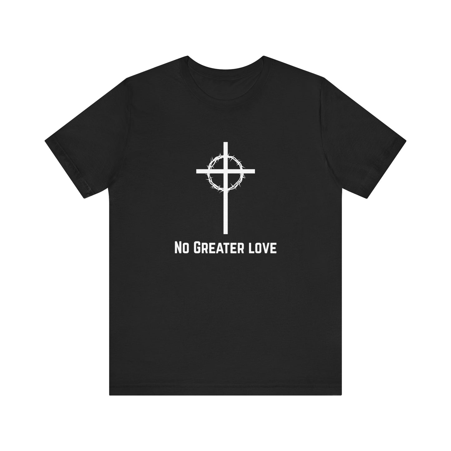 No Grater Love White Logo Tee