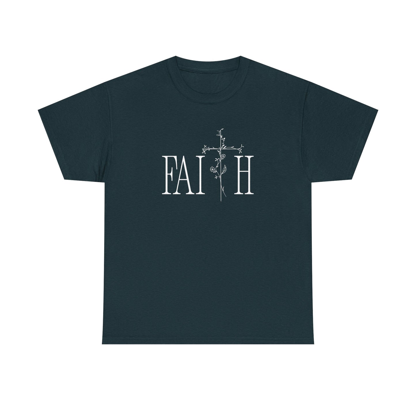 Faith Graphic Unisex Heavy Cotton Tee - Inspirational Comfort Wear