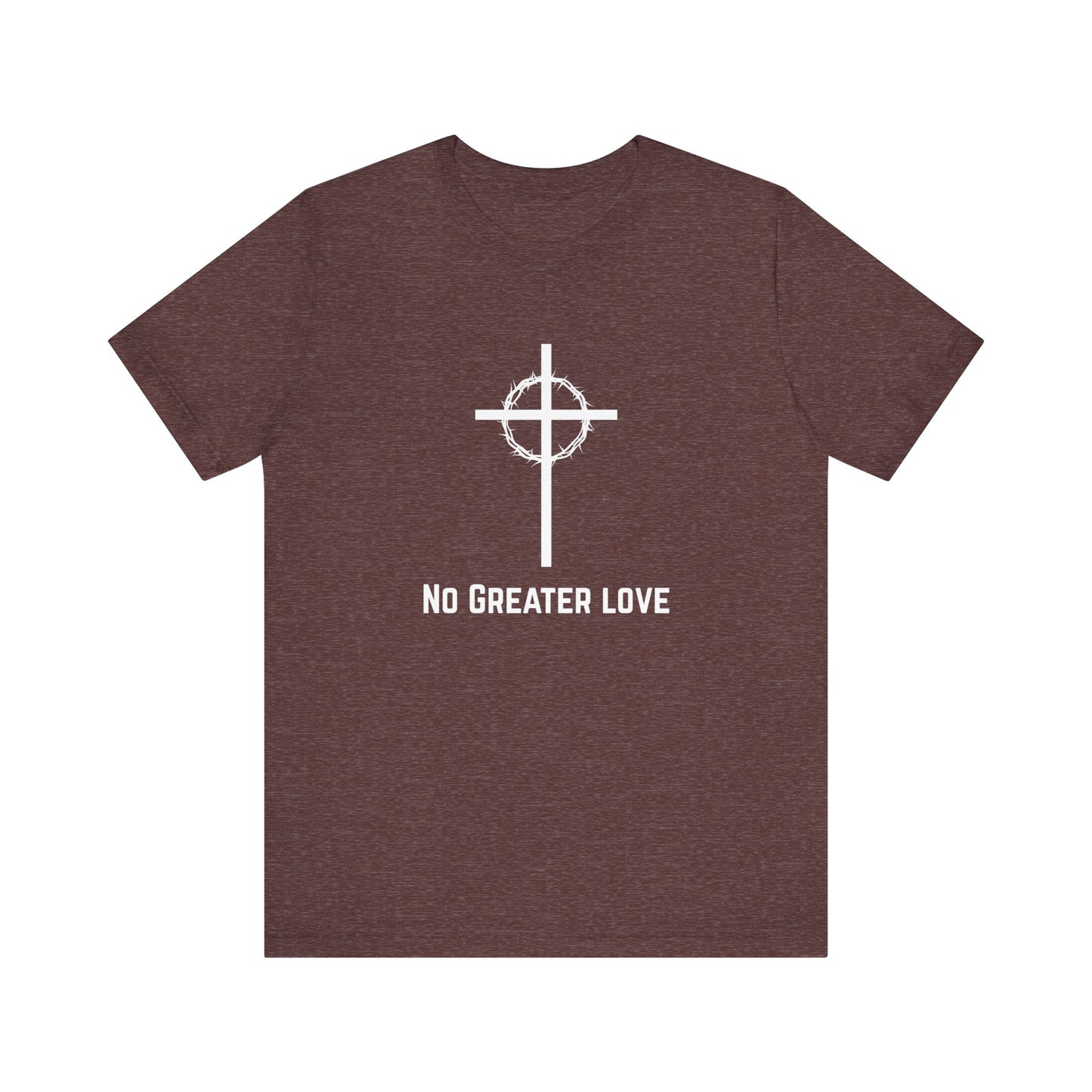 No Grater Love White Logo Tee