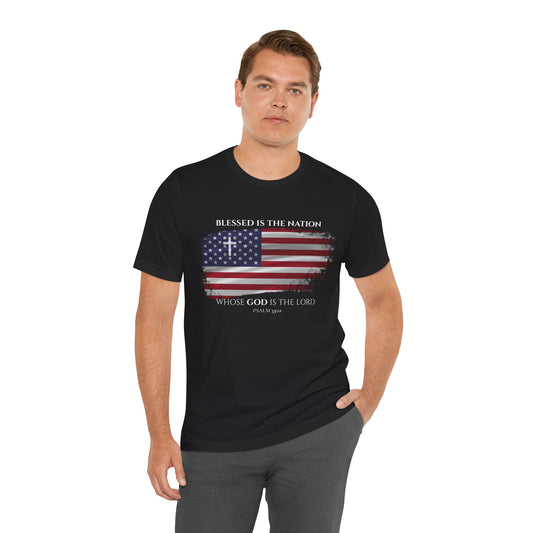 Blessed is the Nation, USA Adult Tee