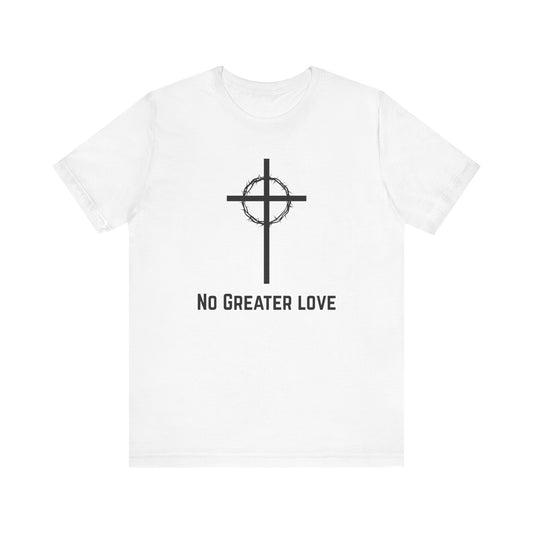 No Greater Love - Black Logo Tee