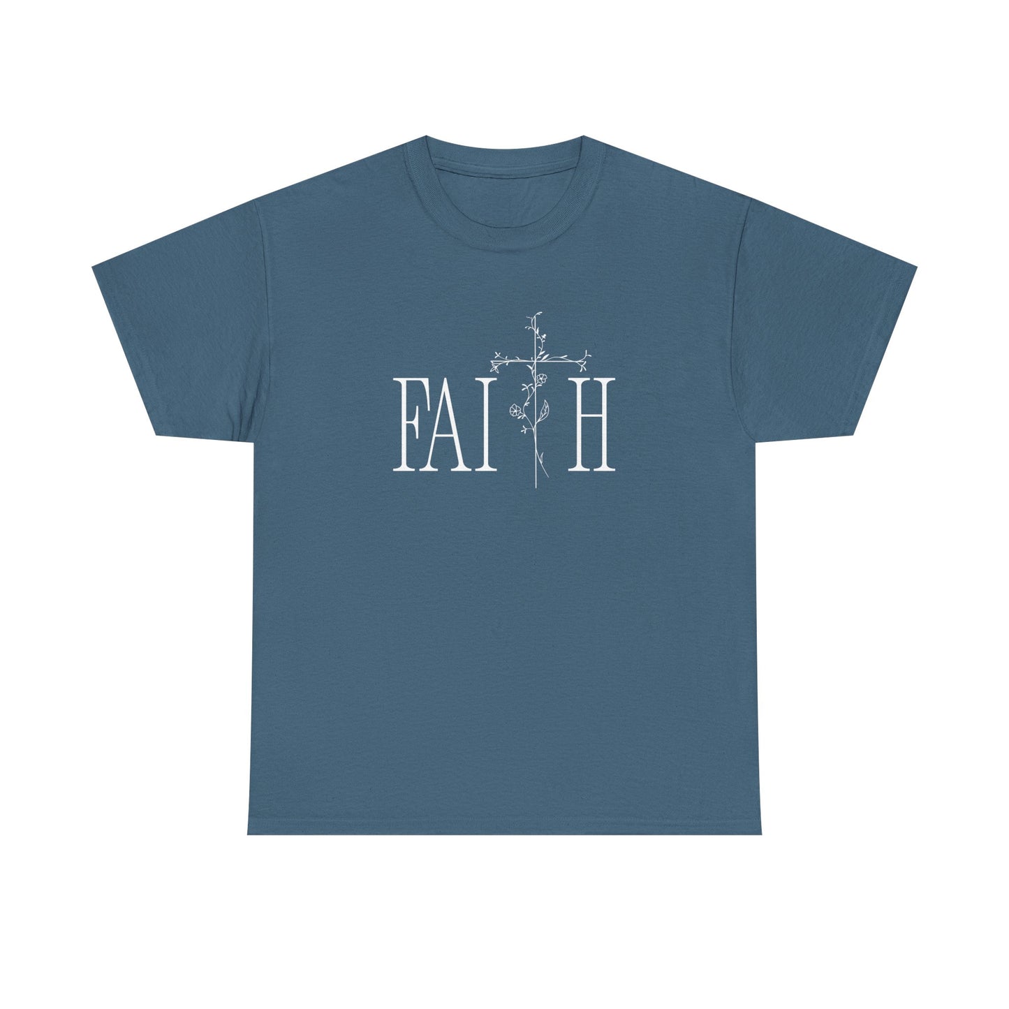 Faith Graphic Unisex Heavy Cotton Tee - Inspirational Comfort Wear